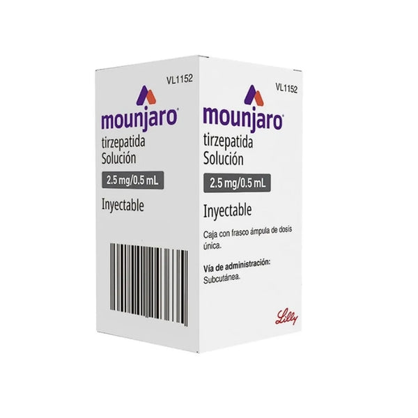 Mounjaro Tirzepatida 2.5 mg/0.5 ml Solución Inyectable – Bellefarma