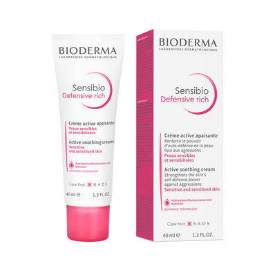 Crema Facial Ligera Para Piel Sensible Sensibio Defensive Rich | Bioderma