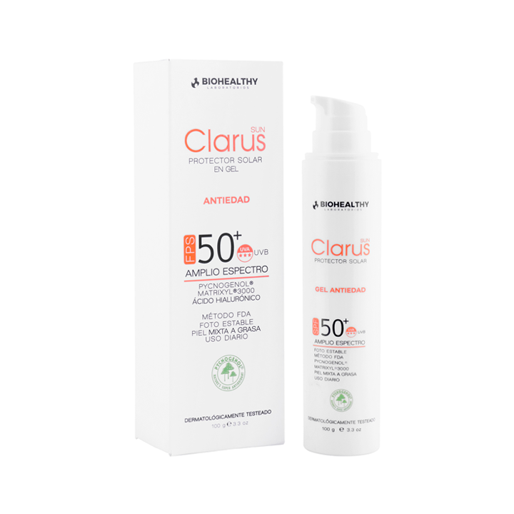 Clarus Protector Solar Facial Gel X 100 g | Biohealthy