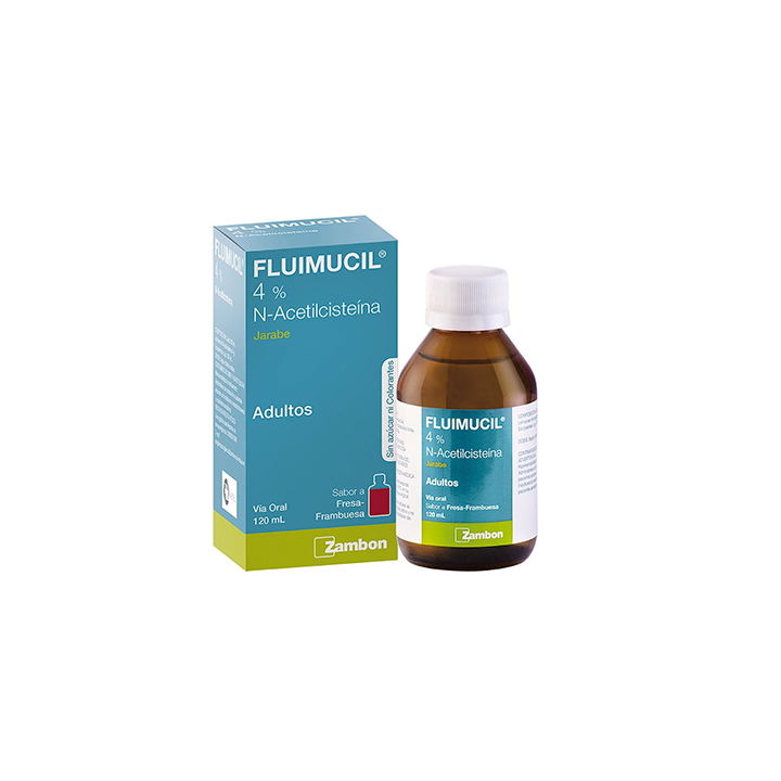 Fluimucil 4% Jarabe Frasco X 120 Ml
