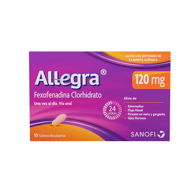 Allegar 120 mg Caja x 10 unidades | SANOFI