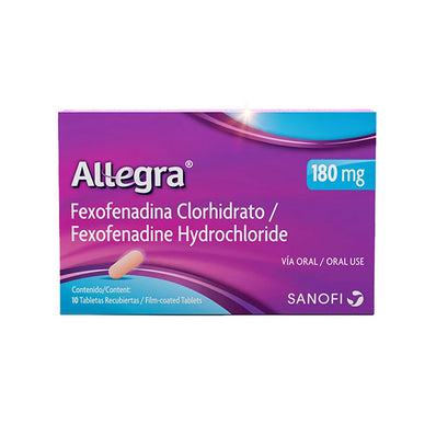 Allegra 180 mg Caja x 10 unidades | SANOFI