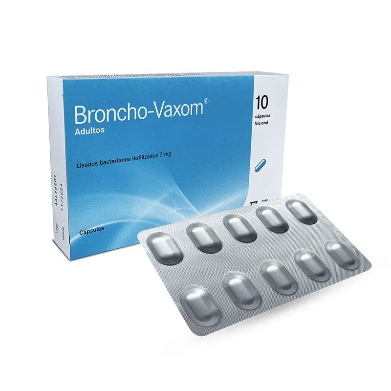 Broncho Vaxon Adultos 7mg x 10 Cápsulas Quidecaro| Axon Pharma S.A