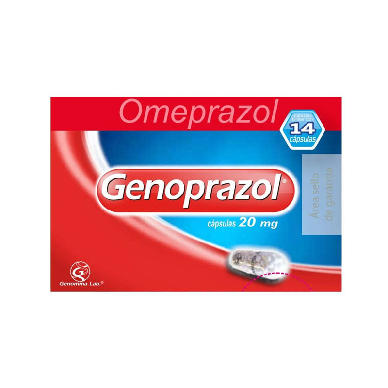 Genoprazol 20 Mg Caja X 14 Capsulas | Genomma Lab Colombia LTDA