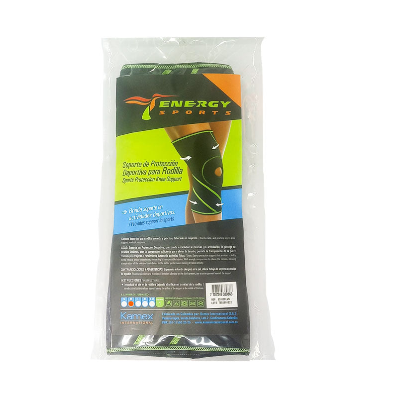 Soporte de Protección Deportiva para Rodilla M Ref ES -008MVN | Kamex