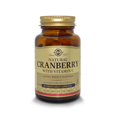 Natural Cranberry Con Vitamina C x 60 Capsulas | Solgar