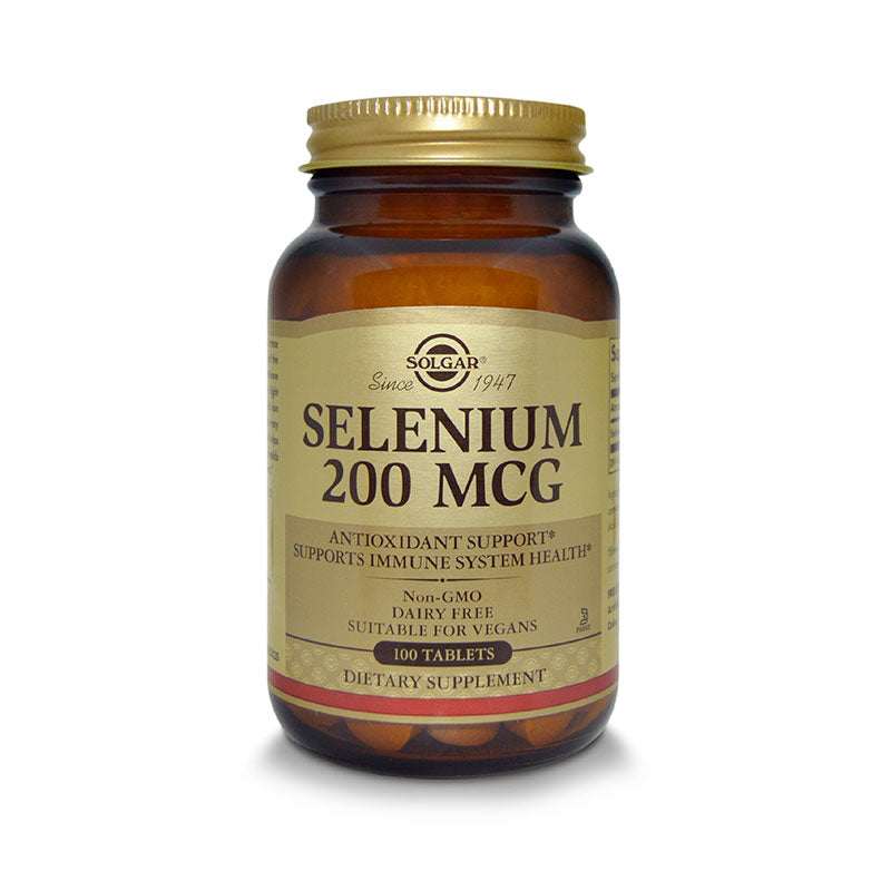 Selenium 200 MCG x 100 Tabletas | Solgar