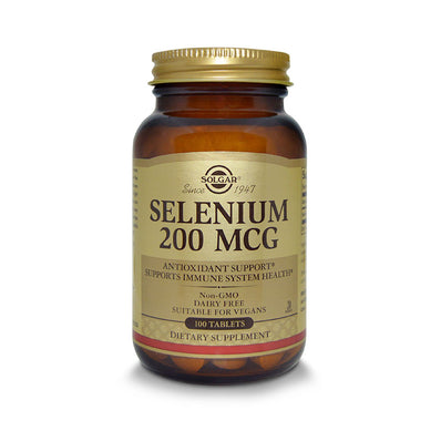 Selenium 200 MCG x 100 Tabletas | Solgar