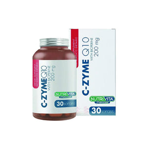 C-ZYME Q10 Con Bioperina 200 mg | Nutrivita