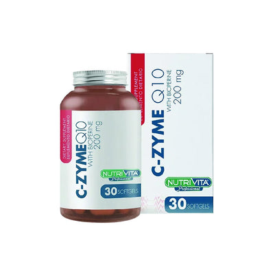 C - ZYME  Q10 Con Bioperina 200 mg | Nutrivita