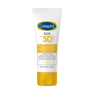 Protector Solar Cetaphil Sun Oil Control con Color FPS 50  | Cetaphil