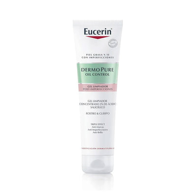Dermopure Gel Limpieador Post Imperfecciones 150 ml | Eucerin