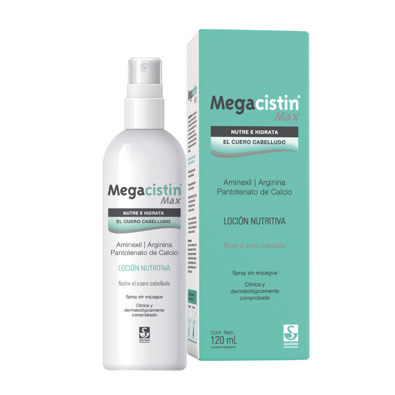 Megacistin Locion Tratante Caida Del Cabello  Max x 120 ml | Siegfried