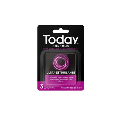 PRESERVATIVOS  ULTRA ESTIMULANTE CJ X 3 UND TODAY