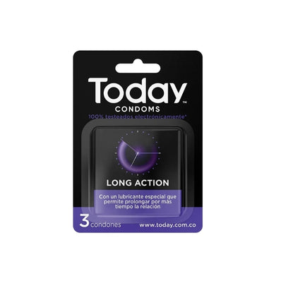 PRESERVATIVOS  LONG ACTION CJ X 3 UND TODAY