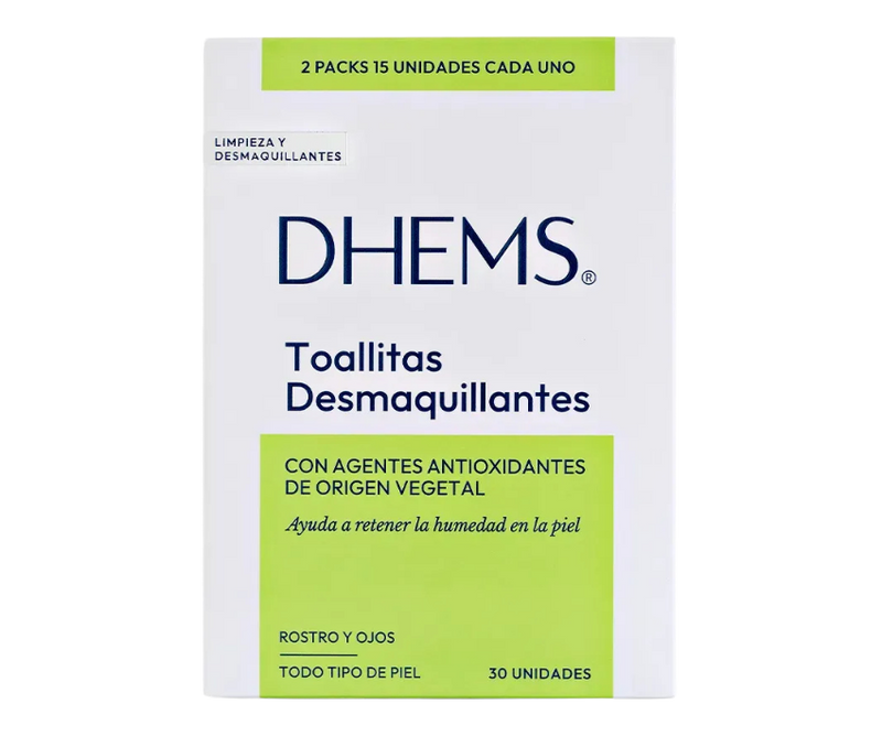 Toallas Desmaquillantes 30 Und | Dhems