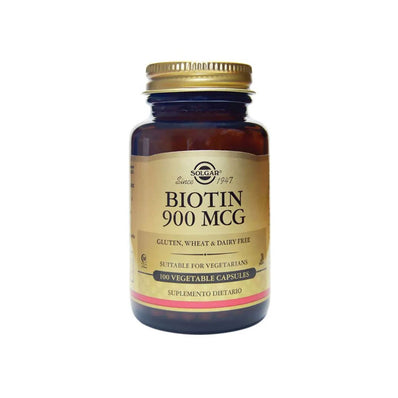 Biotina 900 MCG x 100 Capsulas | Solgar