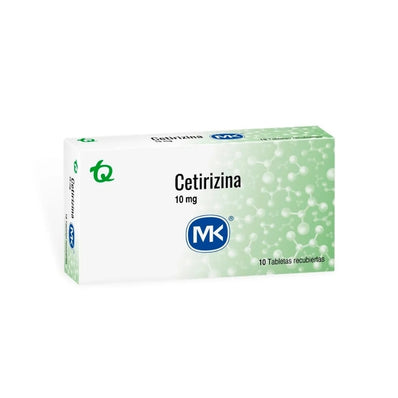 Cetirizina MK 10 mg Caja x 10 Tabletas