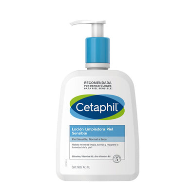Cetaphil Locion Limpiadora Piel Sensible 473 Ml. | Galderma