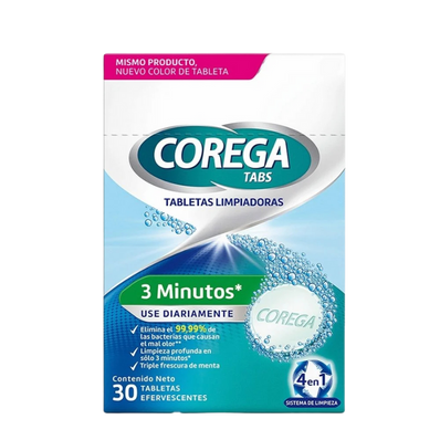 COREGA TAB X 30 LIMPIEZA PROTESIS DENTALES