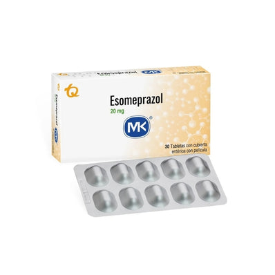 Esomeprazol 20 mg MK Caja x 10 Tabletas