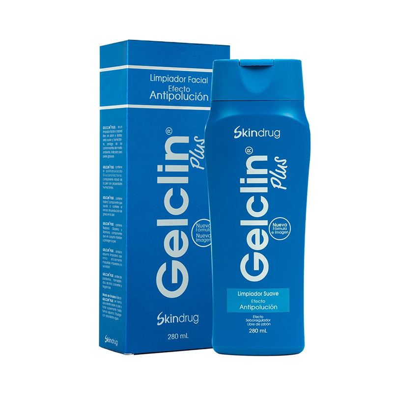 Gelclin Plus Limpiador Facial Libre De Jabon 280 ml | Skindrug