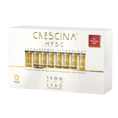 20 AMPOLLAS CRESCINA HFSC TRANSDERMIC 1300 MAN