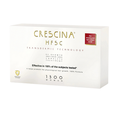 10 Y 10 AMPOLLAS CRESCINA HFSC TRANSDERMIC COMPLETE 1300 WOMAN