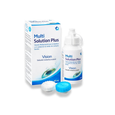 Solución Para Lentes Multisolution 1 Cuidado Lentes De Contacto Blandos Frasco X 60 Ml | Tecnoquimicas