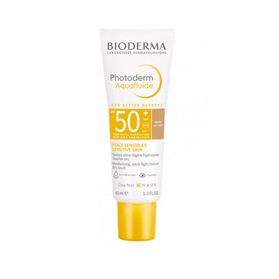 Photoderm Max Aquafluido Spf 50 Tono Dorado 40 Ml  | Bioderma