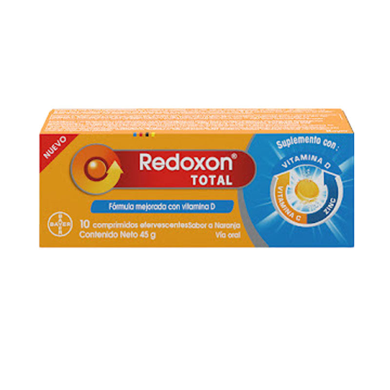 Redoxon Efervescente Vitamina C + D + Zinc 10 comprimidos | Bayer