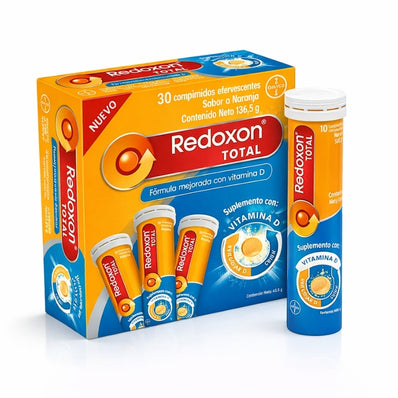 Redoxon Total Tableta Efervescente Naranja X 30
