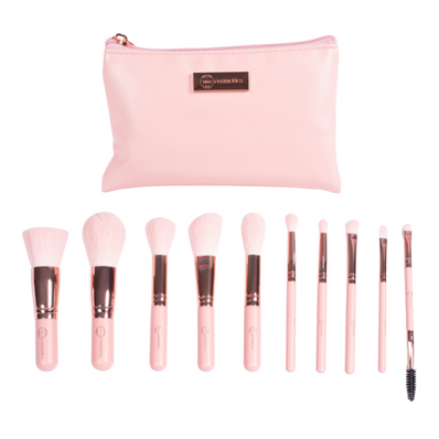 SET DE BROCHAS MINI VIAJERO X 10 PCS MIIS COSMETIC / Miis Cosmetics