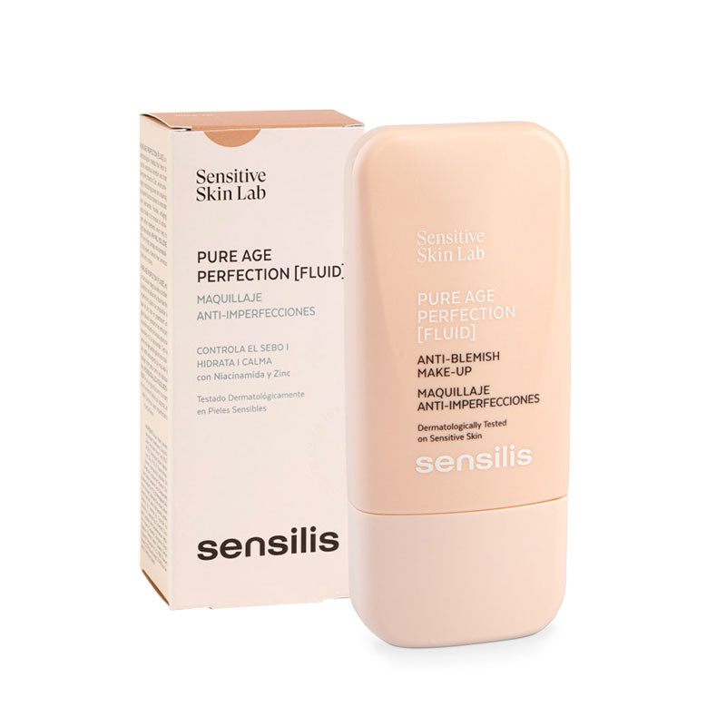 Maquillaje Antiimperfecciones Pure Age Fluid Tono Pechee DoreÃ© | Sensilis