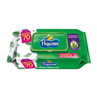 PAÑITOS HUMEDOS PEQUEÑIN ALOE PAQX70UND