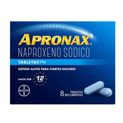 APRONAX 275 TABLETAS RECUBIERTASCAJA X 8