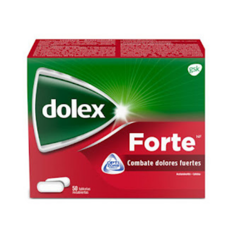 DOLEX FORTE (ACETAMINOFEN+CAFEINA) TN 500/65MG CJX14 GLAXOSMITHKLINE