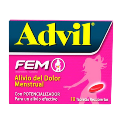 ADVIL Fem Caja X 10 Tabletas