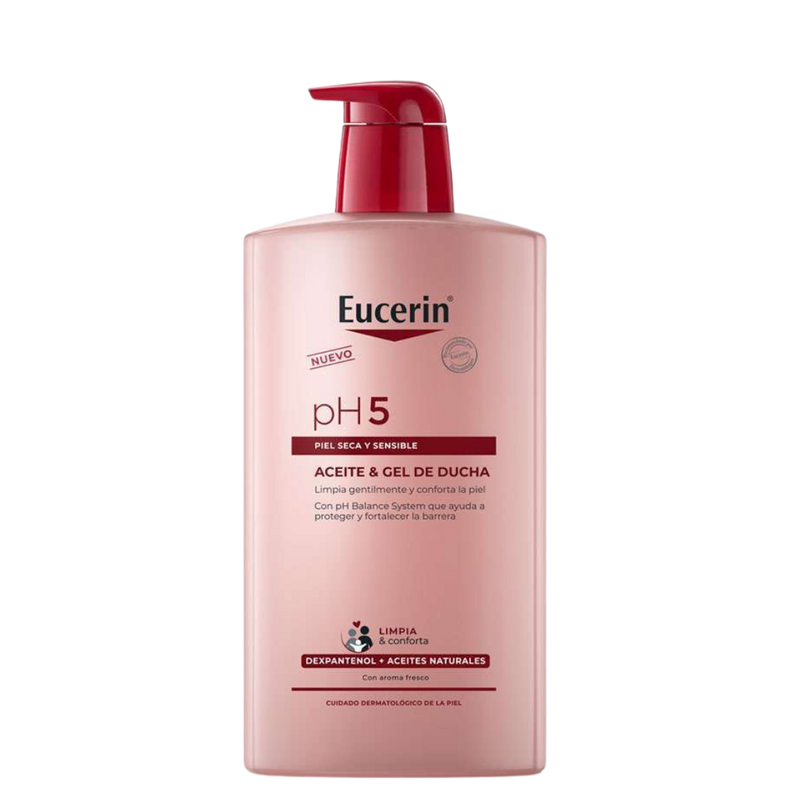 EUCERIN PH5 ACEITE Y GEL DE DUCHA X 1.000 ML