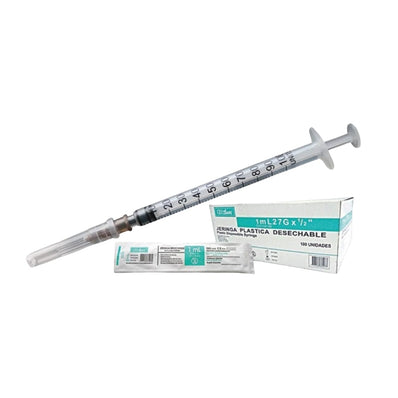 JERINGA ALFA INSULINA 1ML 27G X 1/2