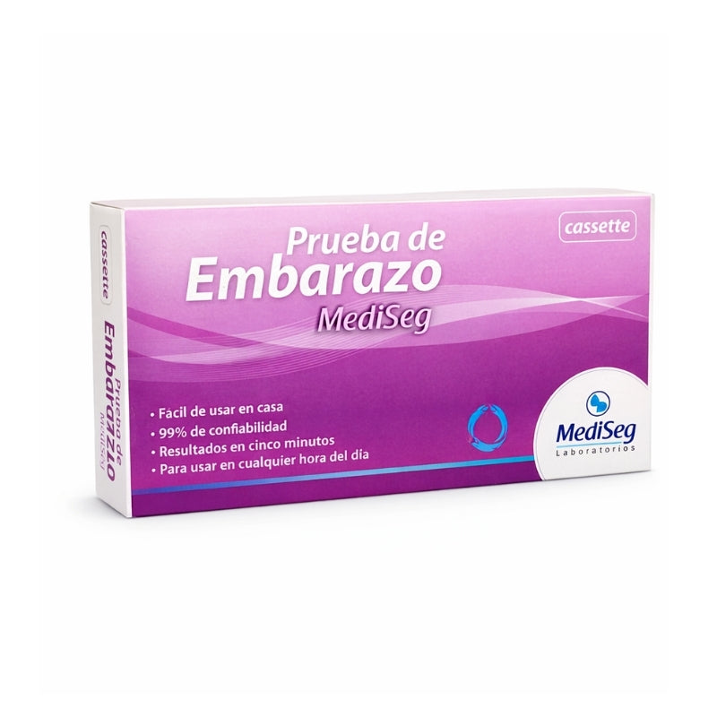 PRUEBA DE EMBARAZO MEDISEG CAJA X 1 UNIDAD