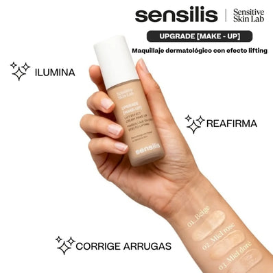 SENSILIS UPGRADE BASE DE MAQUILLAJE TONO BEIGE – LIFTING Y LUMINOSIDAD