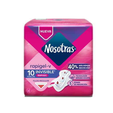 TOALLAS NOSOTRAS INVISIBLES RAPIGEL