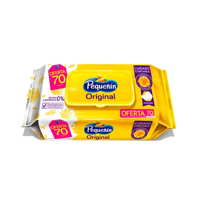 PAÑITOS HUMEDOS PEQUEÑIN 70 UND FAMILIA