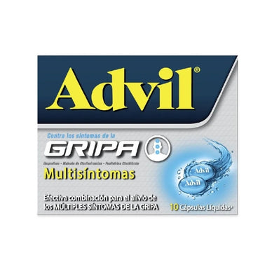 Advil Gripa Multisíntomas Caja x 10 Cápsulas