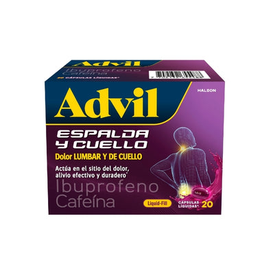 Advil Espalda y Cuello Caja x 20 Cápsulas