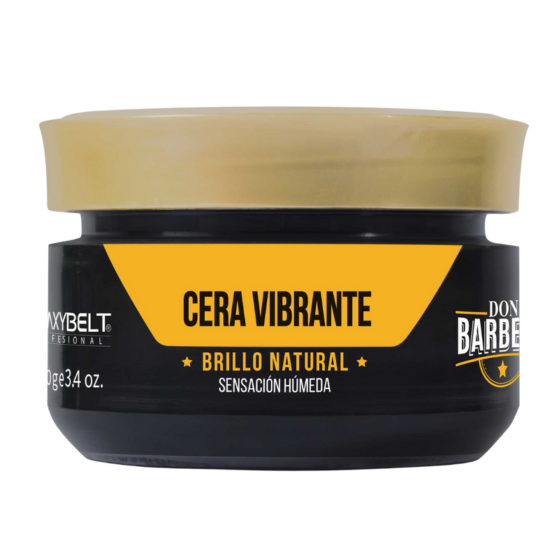 CERA VIBRANTE BRILLO NATURAL CABELLO X 100 G DON BARBERO