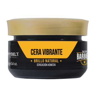 CERA VIBRANTE BRILLO NATURAL CABELLO X 100 G DON BARBERO
