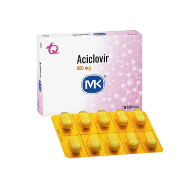 ACICLOVIR TN 800MG CJX10 MK