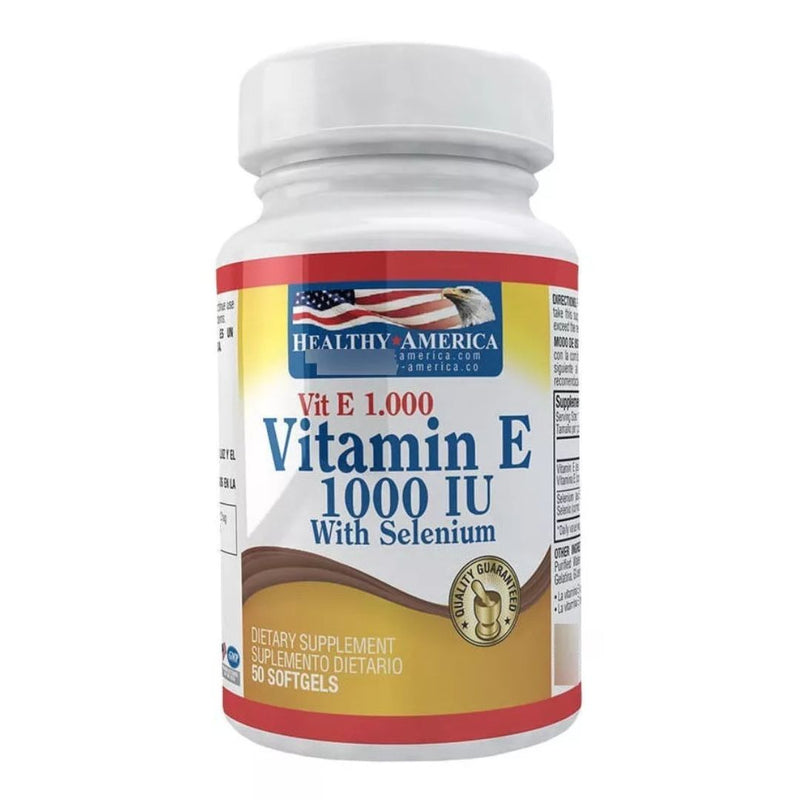 Vitamina E 1.000 IU Con Selenium | Healthy America